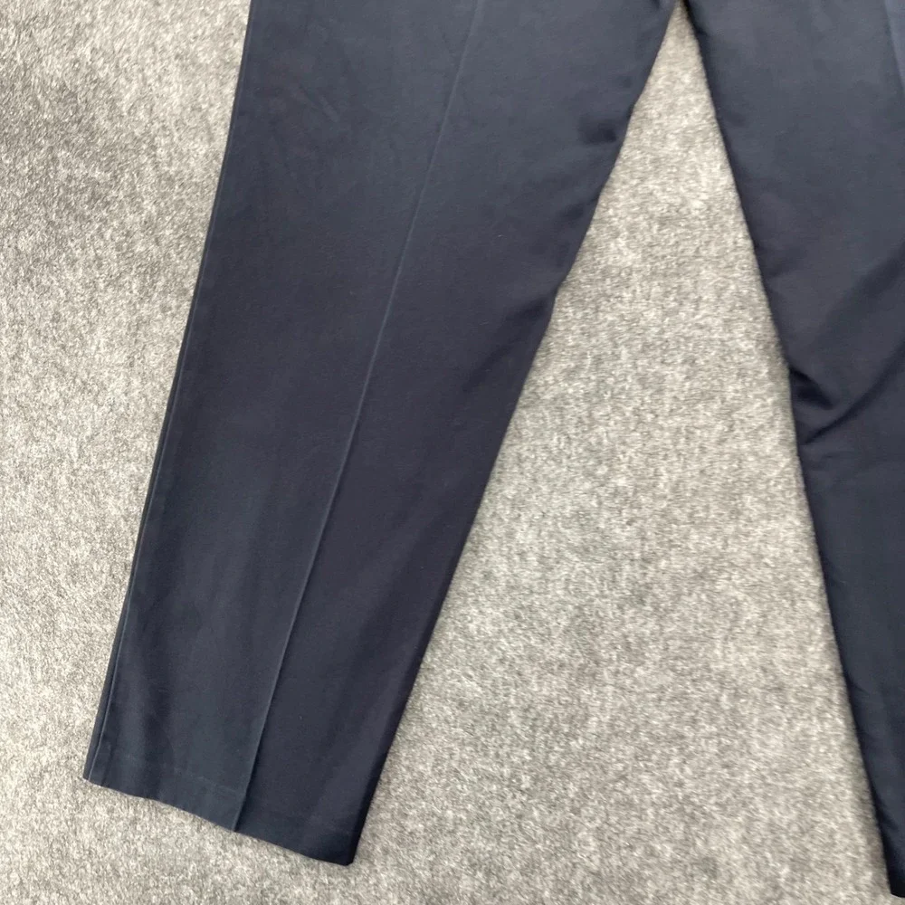 Dockers Pants Mens 32x32  Essential Khaki D2 Straight Fit Cotton Chinos Blue